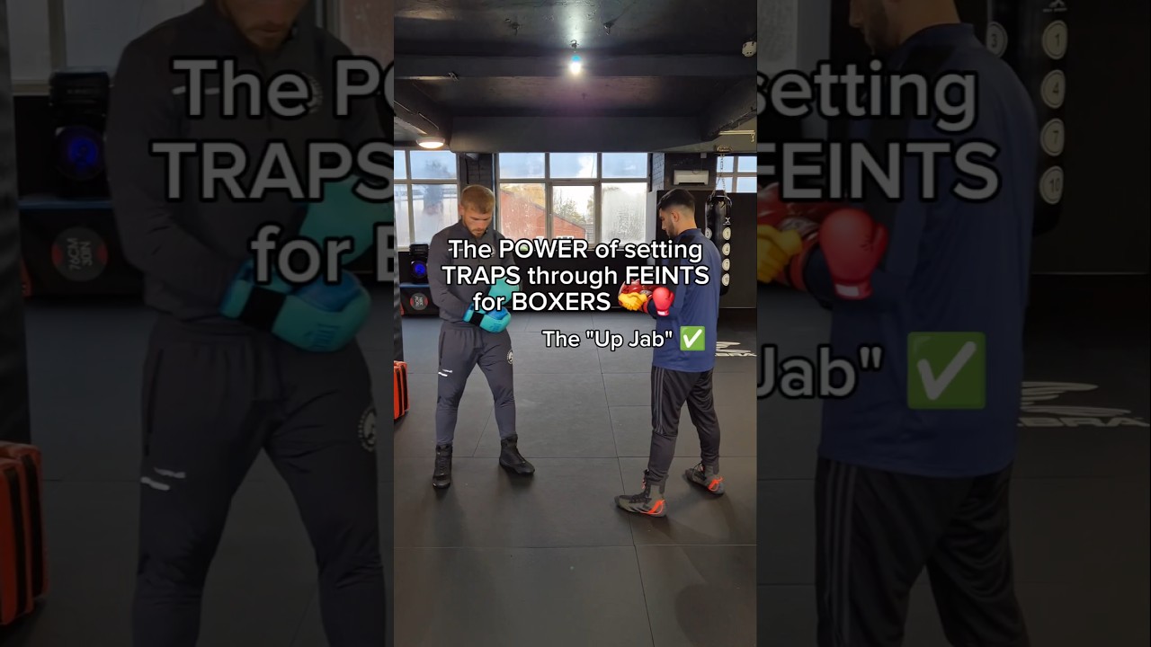 The POWER of setting TRAPS through FEINTS for BOXERS 🤝🥊 #boxing #feints #jab #tips #coach #boxeo