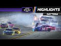 Big wreck early in Stage 2 catches 12 cars