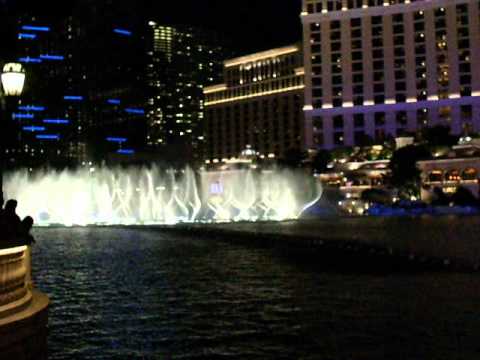 NEW VIDEO:Bellagio Fountains in Fabulous Las Vegas 2012