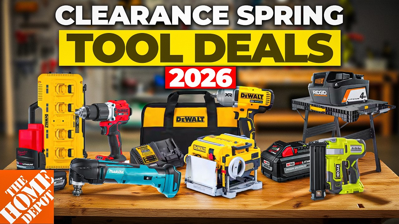 HOME DEPOT: 29 UNBELIEVABLE Spring Tool Deals in 2026