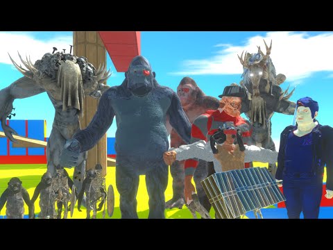 INFERNALS PIRATES + FREDDY KRUEGER + MICHAEL MYERS DEFY PRIMATE PIRATES +JACK SPARROW + KONG- ARBS