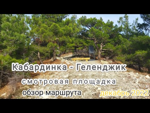 Прогулка из п.Кабардинка в направлении г.Геленджик по лесу вдоль моря