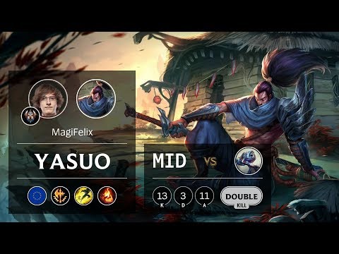 Yasuo Mid vs Fizz - EUW Challenger Patch 9.15