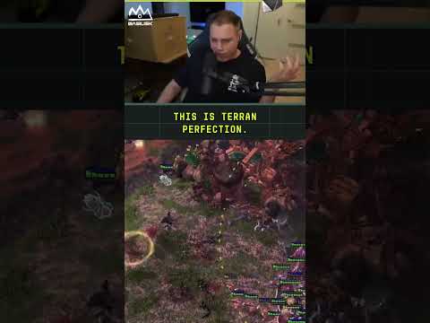 Clem... This is Terran Perfection! - Rotti. Clem v ShoWTimE. #sc2 #starcraft2 #basilisk #shorts