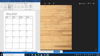 How to create a monthly view planner insert in word