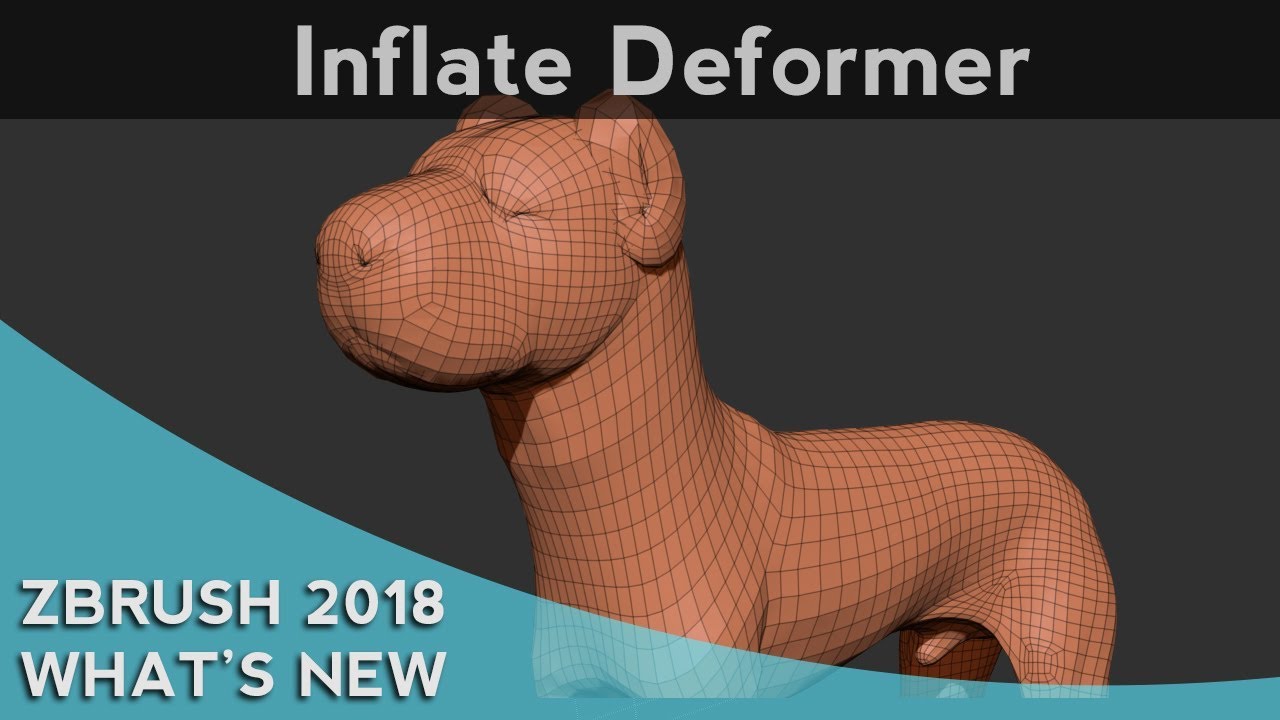 031 ZBrush 2018 Inflate Deformer