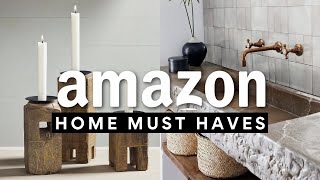 AMAZON HOME DECOR MUST HAVES | INTERIOR DESIGN + HOME DECOR TRENDS FOR 2024!