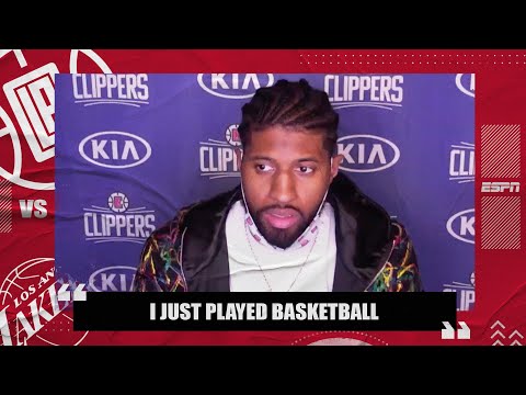 保羅-喬治回顧了快船隊對湖人隊的勝利和他的33分的賽季開局｜NBA on ESPN (Paul George recaps the Clippers' win vs. the Lakers & his 33-point season opener | NBA on ESPN)