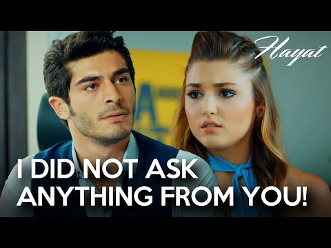 Murat behaves badly towards Hayat because she is angry! | Hayat