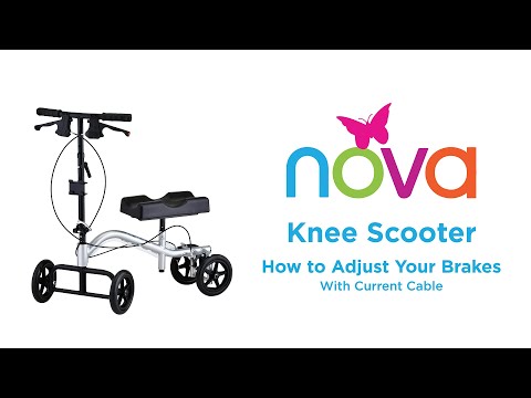 NOVA TKW Knee Scooter Brake Adjustment