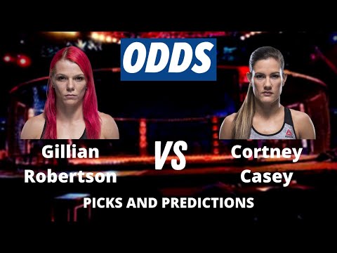 Cortney Casey vs Gillian Robertson | UFC | Picks & Predictions