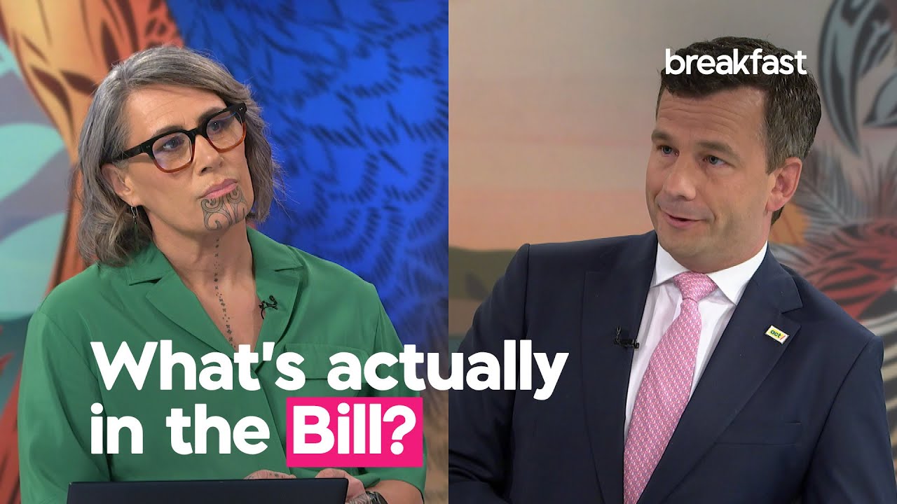 David Seymour disputes reporting on Treaty Principles Bill  | TVNZ Breakfast