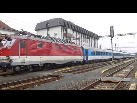 ZSSK 350.003 - Odjezd vlaku EC 277 Slovan - Kúty, 14.9.2013