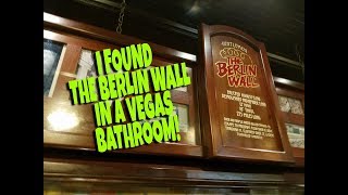 Peeing on The Berlin Wall in Las Vegas