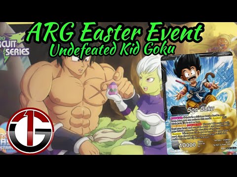 ARG EASTER EVENT UNDEFEATED BLUE SKILLESS KID GOKU