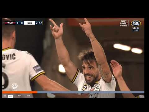 Macarthur FC's first ever goal! Benat - A League 2020/21