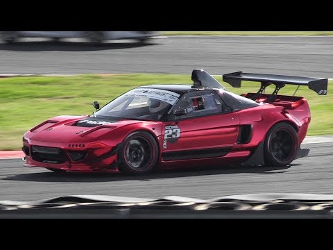 OnBoard POV in a Honda NSX Rocket Bunny w/ Stroker C30A 3.5 V6 at Adria Raceway!