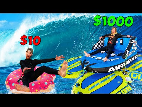 Which Raft can Survive the OCEAN? $10 vs $1000 BUDGET CHALLENGE!
