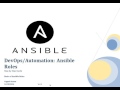 Ansible Automation | Ansible Roles, Templates and Tags