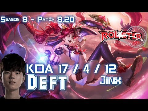 KT Deft JINX vs LUCIAN ADC - Patch 8.20 KR Ranked