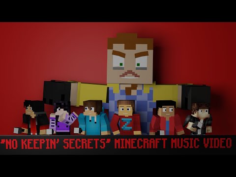 "NO KEEPIN' SECRETS" Minecraft Music Video (song by:JT Music)