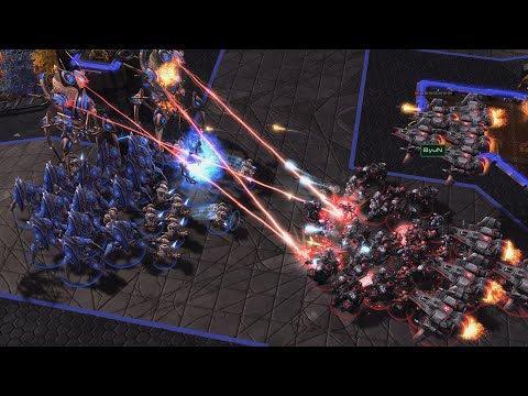 GSL! ByuN 🇰🇷 (T) vs NightMare 🇰🇷 (P) on Alcyone - StarCraft 2 - 2024