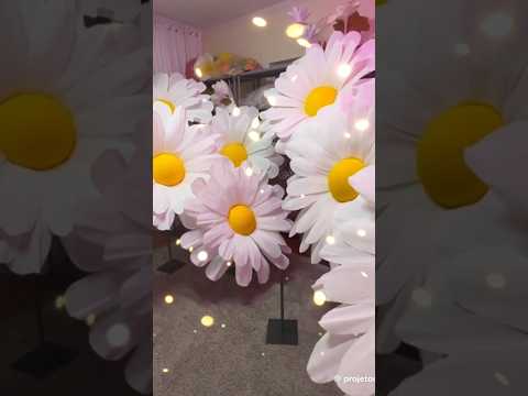 DIY room decoration idea with handmade flowers😱💞 #shorts