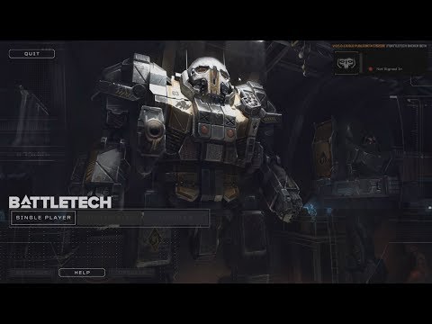 An introduction to the Battletech PC game, beta skirmish mode