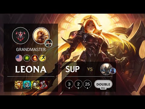 Leona Support vs Pantheon - NA Grandmaster Patch 11.2