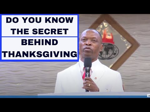 BISHOP THOMAS AREMU | UNDERSTANDING THE WONDERS OF THANKSGIVING | NEWDAWNTV | NOV 22ND 2021