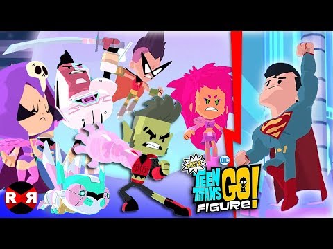 ALL RADICAL TITANS VS SUPERMAN in Martian Tournament - TEEN TITANS GO! FIGURE (Teeny Titans 2)