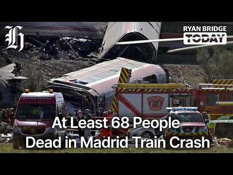Thumbnail for 'Train could have been travelling 300km/h': Spain tragedy likely human error | Ryan Bridge TODAY