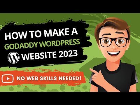 How To Make A GoDaddy WordPress Website 2023 [GoDaddy...