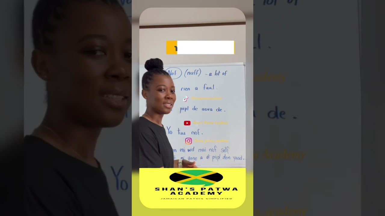 Learn Jamaican/ Jamaican patois