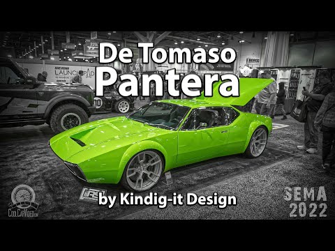 De Tomaso Pantera Modified By Kindig-It Design at 2022 SEMA