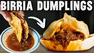 Birria De Res Soup Dumpling Recipe