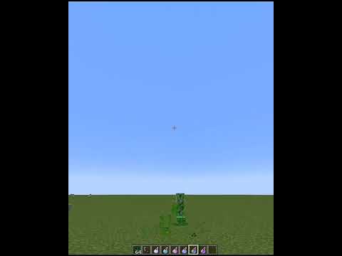 What happen if you ignite a creeper after throwing a splash potion on him/her