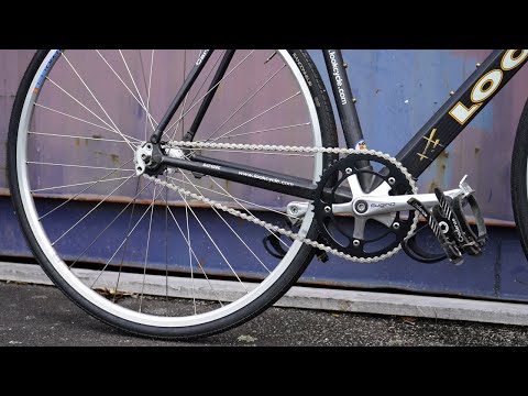 Converting a Road Frame to Fixed Gear - Eccentric Hub