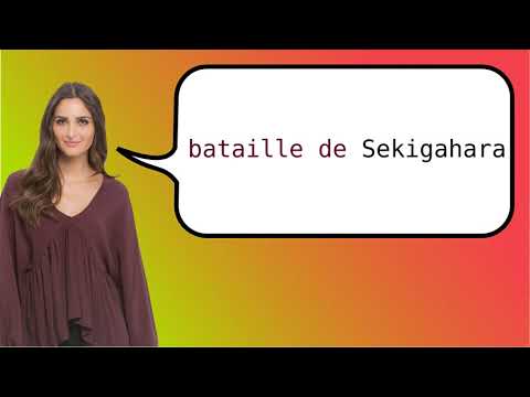 How to say 'Battle of Sekigahara' in French?