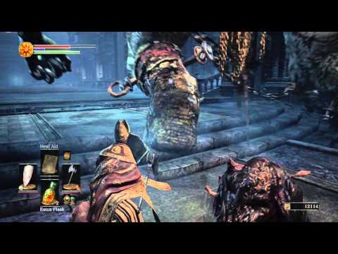 Dark Souls 3: Castle of the Deep  - Cutscene and Giant Battle (Spoilers)