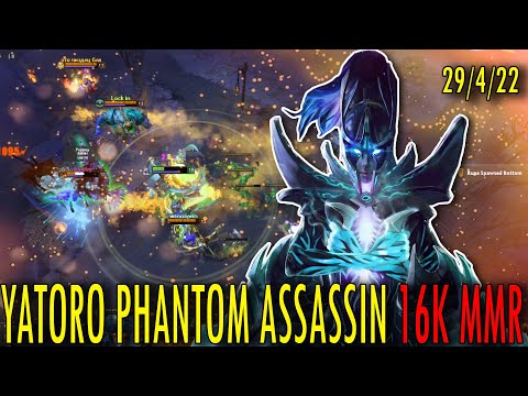 DOTA 2 - PHANTOM ASSASSIN , YATORO BEST CARRY | 16K MMR AVERAGE GAMEPLAY | HIGHLIGHTS