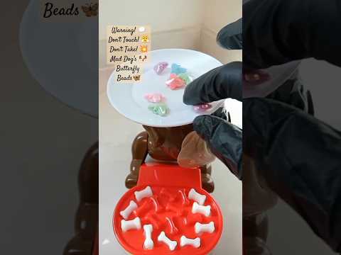 Buster's Bone Angry Dog Game W/ 🦋 #beads #shorts #maddog #asmr #trending #funnyvideo #funtoys
