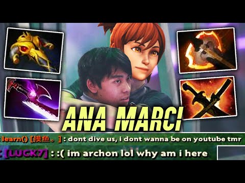 Ana Fury Build Marci - Enemy Afraid Of Fountain Diving Dota 2