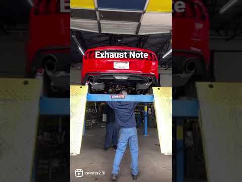 2021 Ford Mustang Ecoboost - MBRP Cat-Back Exhaust System Race 3" Black Series #2021fordmustang