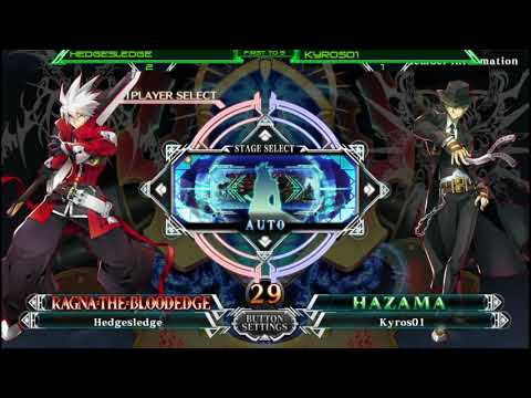 BBCF2 FIGHT NIGHT  Hedgesledge (RG) vs Kyros01 (HZ) FT5
