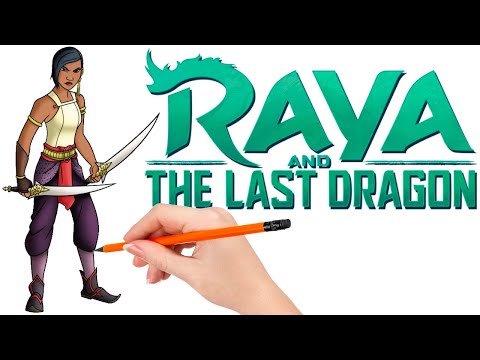 How to draw Namaari warrior from Raya and the Last Dragon ...
