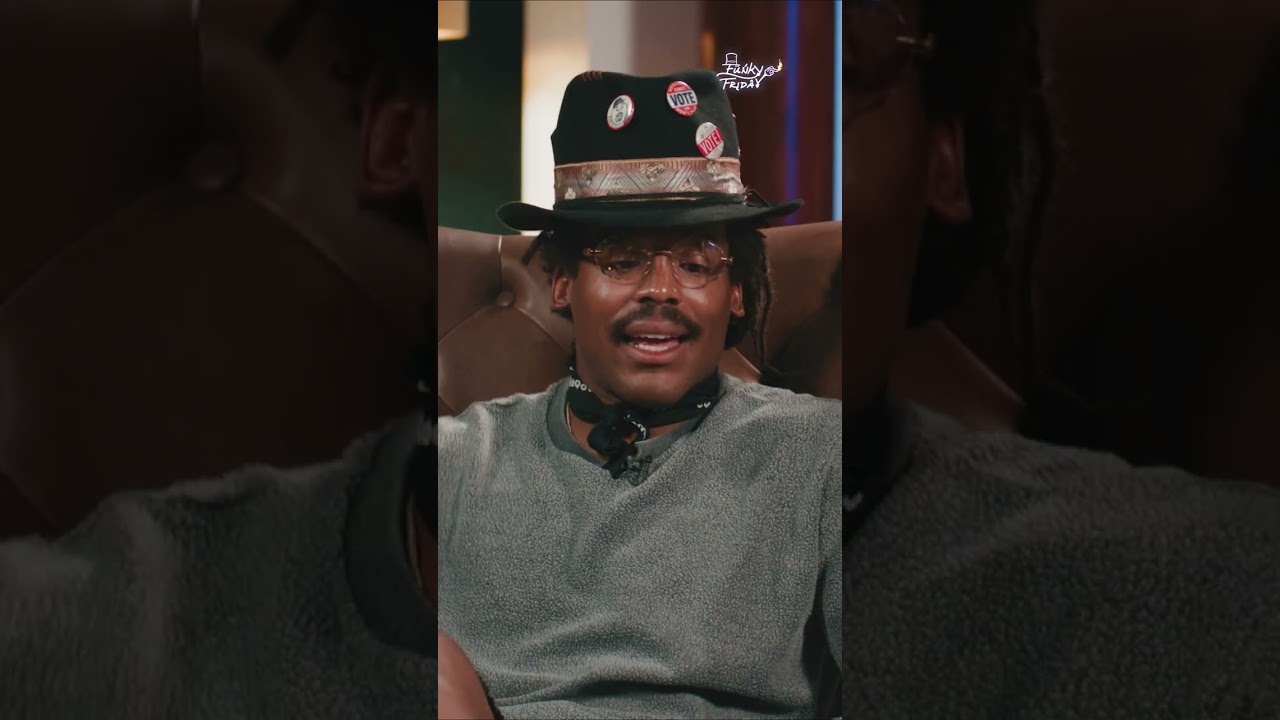 Cam Newton couldn't wait to tell Raz-B about Cheyenne in his music video 🤣
