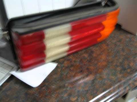 1989 Mercedes 560SEC Tail Light / Rear Lamp RR GOODSHAPE 126TYPE - mbiparts.com Used OEM Merc... OEM