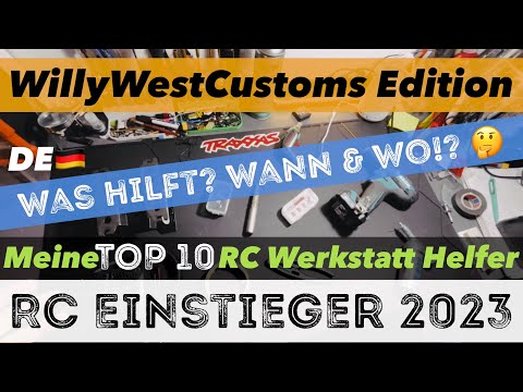 RC EINSTEIGER 2023: Meine Top 10 RC Werkstatt Helfer - Was hilft wann und wo!? Tool Tipps & Gadgets