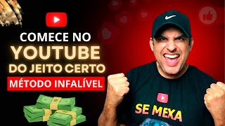 COMECE NO YOUTUBE DA FORMA CERTA E MONETIZE SEU CANAL MAIS RÁPIDO.
